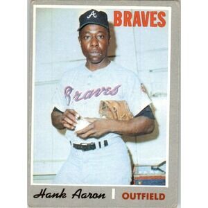 1970 Topps #500 Hank Aaron Atlanta Braves VG-EX